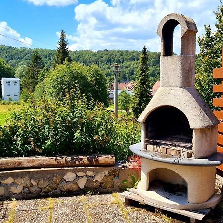 Ferienhaus Waldblick Sonnenbuhl Bagian luar foto